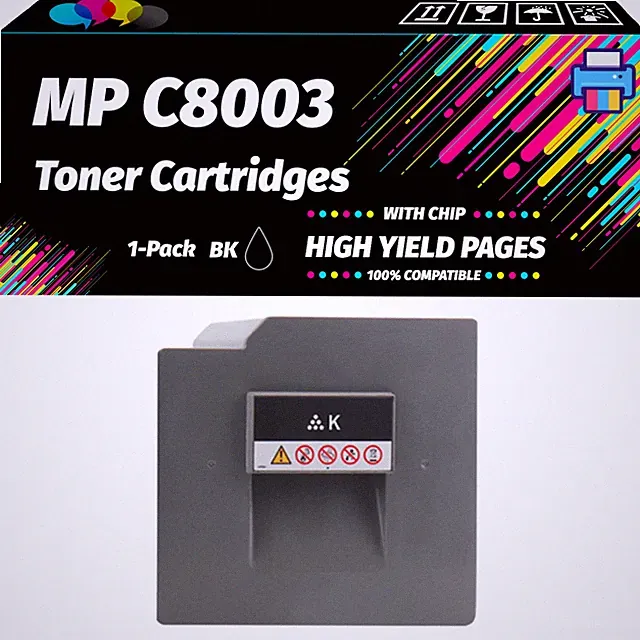 MP C8003 Toner Cartridges for Ricoh MP C8003 C6503 etc. Printers