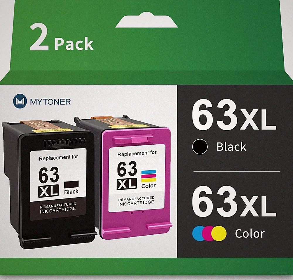 MYTONER 63XL Remanufactured Ink Cartridge 63 Replacement for HP 63 XL Ink for...