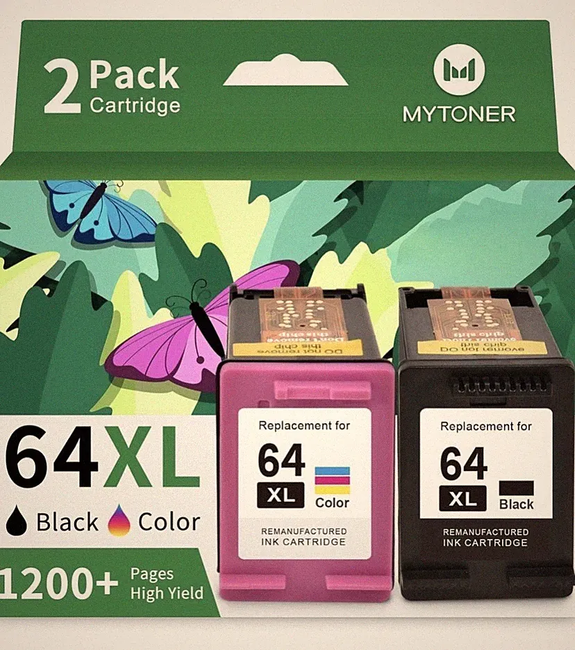 MYTONER 64XL Ink Cartridges Combo Pack for HP Envy 7855 7155 6252