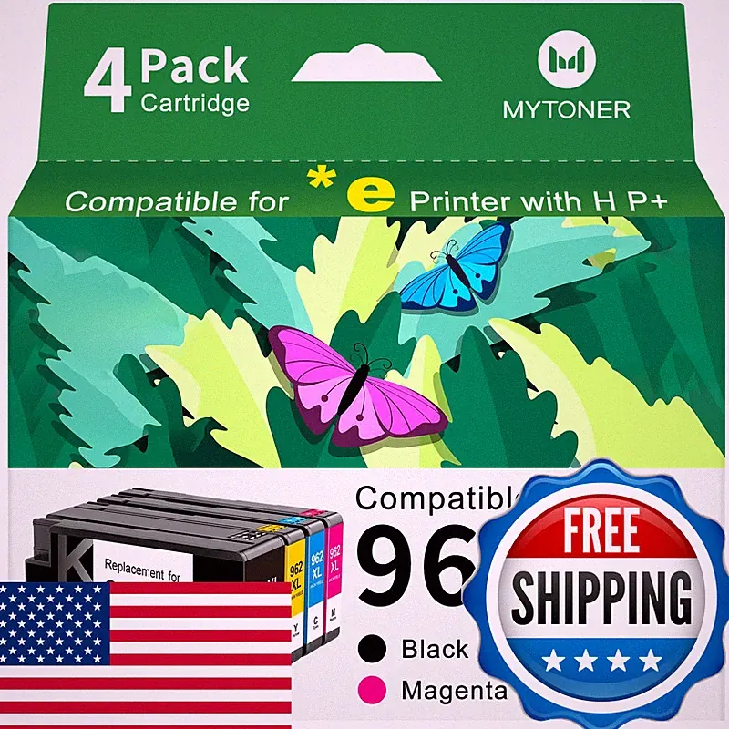 Mytoner 962 962Xl Ink Cartridges Replacement For Hp 9015E 9010 Printer