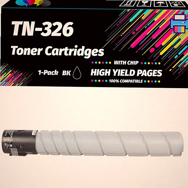 TN-326 Toner Cartridges for Konica Minolta Bizhub 306 368 etc. Printers