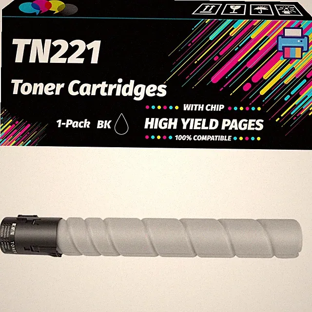 TN221 Toner Cartridges for Konica Minolta A8K3130 A8K3430 A8K3330 etc. Printers